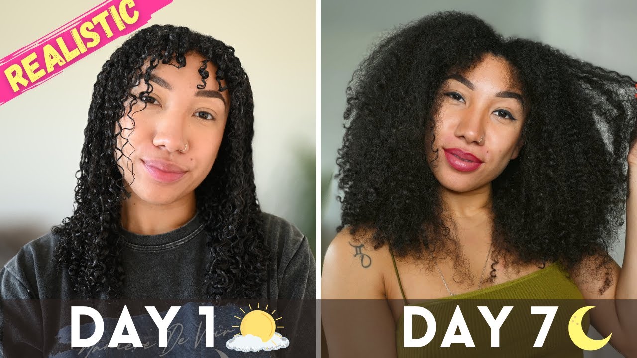 My REALISTIC Weekly Curly Hair Routine (Morning & Night)