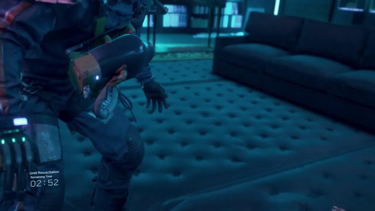 (Death Stranding) Sam the delivery guy Going to the mountains