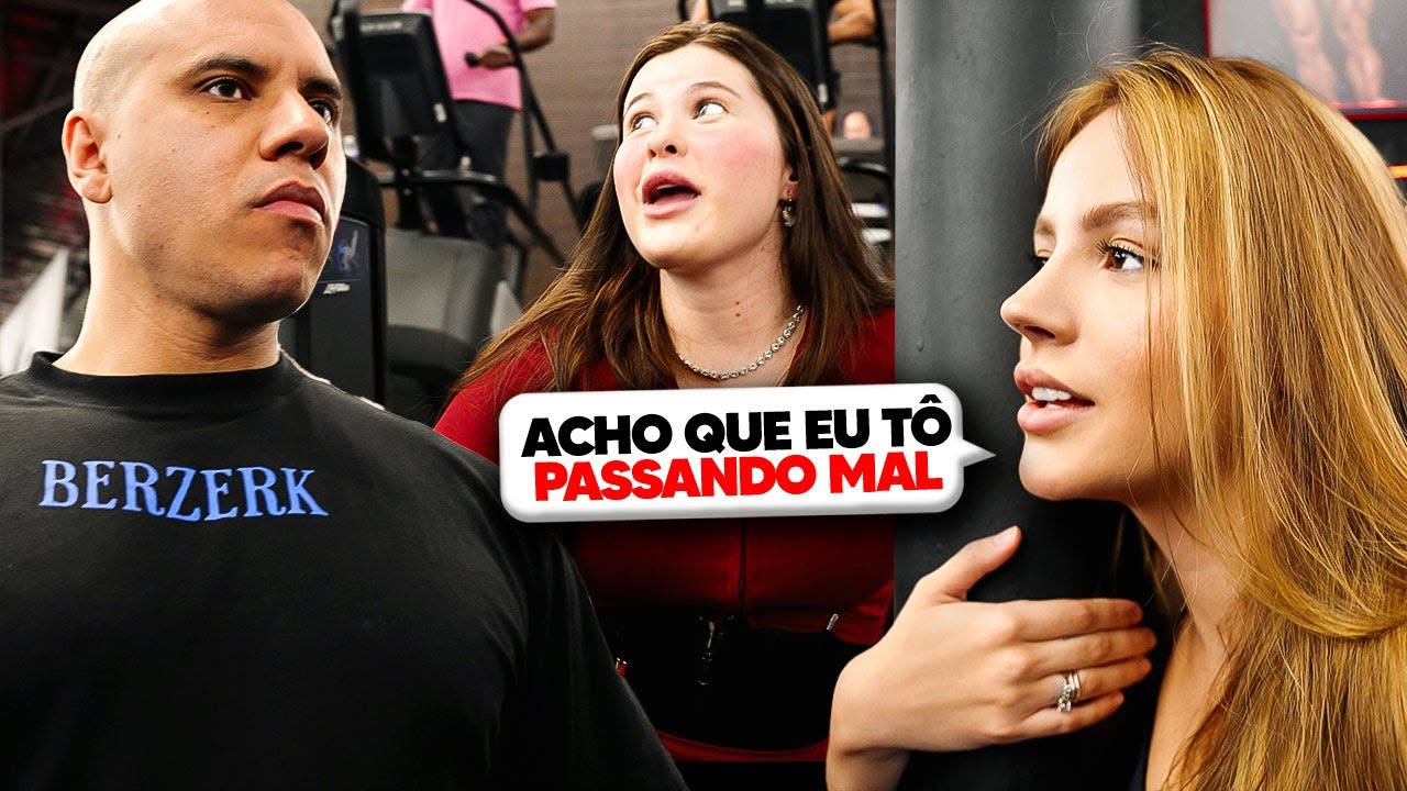 Carlão não acreditou no que a Nicolle e Bela fizeram no treino