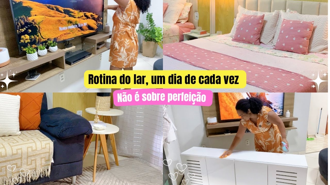 Rotina  do lar | limpeza simples do dia, chegou tapete novo.