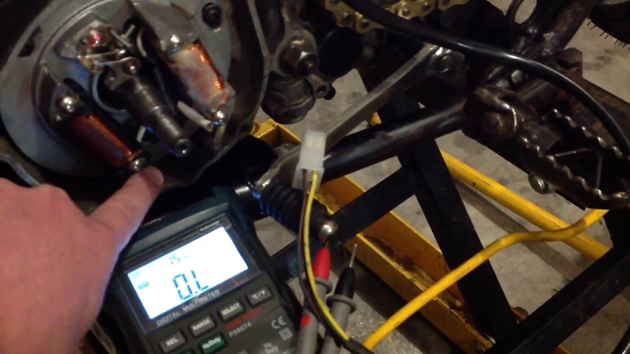 1974 Yamaha DT250A source coil testing
