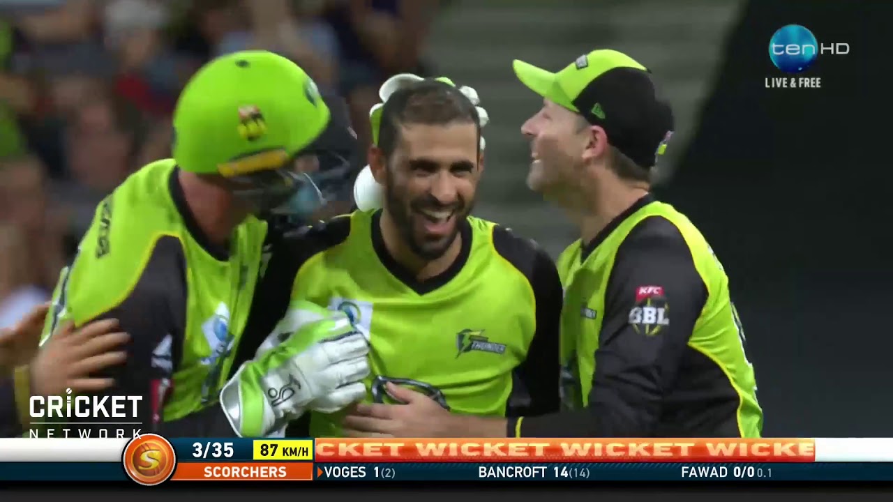 Sydney Thunder v Perth Scorchers, BBL|07