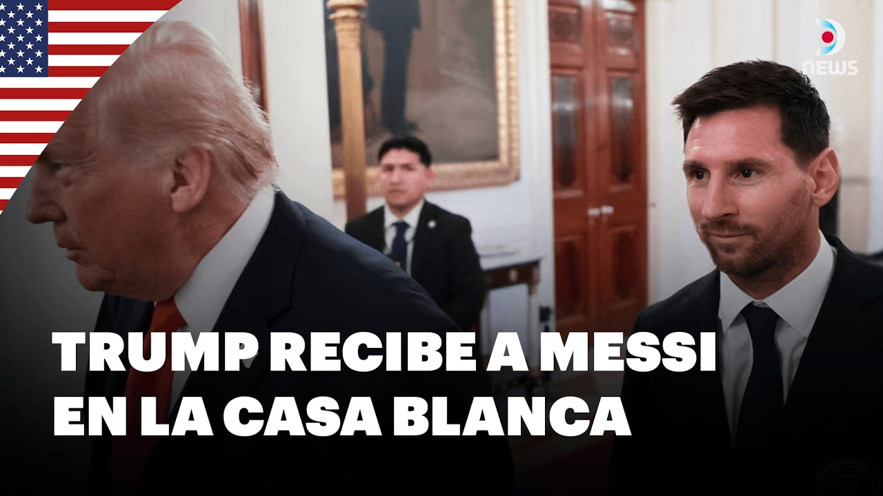 ⚽ Trump recibe a Messi, habla del futuro de Cuba y busca conquistar al público del fútbol | DNews
