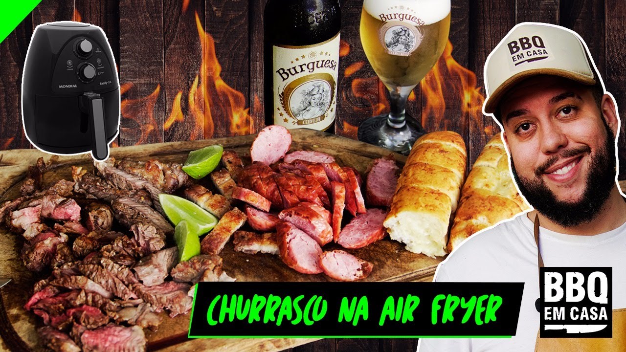 CHURRASCO NA AIR FRYER