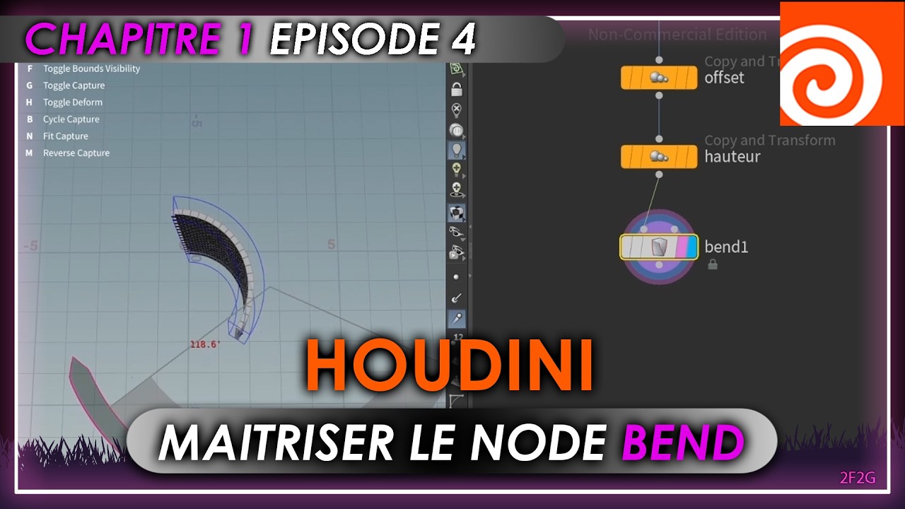 Houdini Starter Pack : Le Bend ! - [chap 1 ep 4]