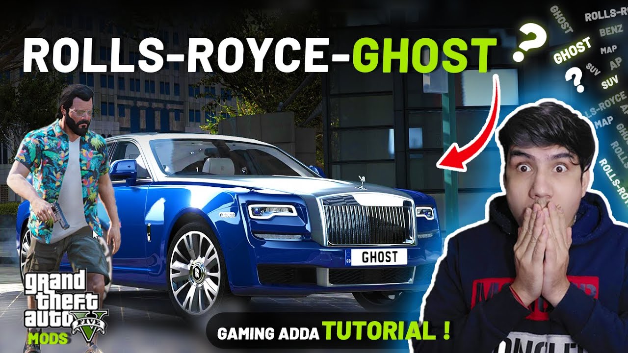 How to Install Rolls-Royce Ghost ❤ in GTA V | PC Mods [Beginner Car Modding Tutorial] | 2024