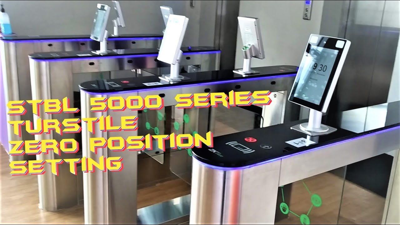 ZKT Turnstiles || ZKT stbl 5000 series Turnstile zero position setting in Simple way in Nepali