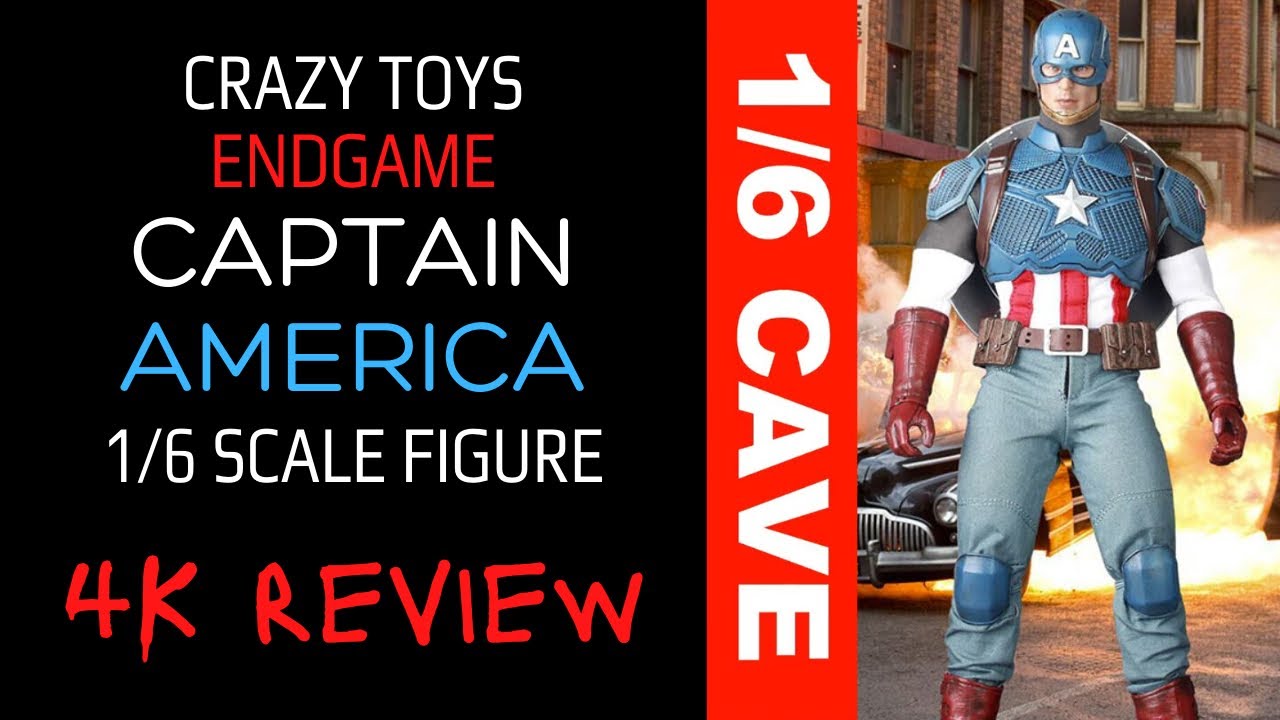 ENDGAME CAPTAIN AMERICA 1/6 SCALE FIGURE BY TEAM OF PROTOTYPING (CRAZY TOYS) 1/6 CAVE