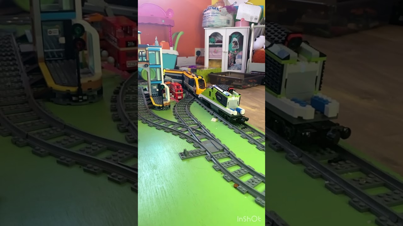Lego train crashes ￼