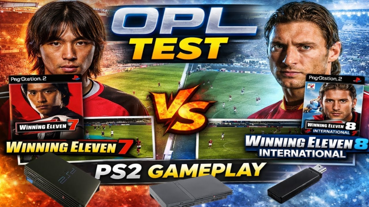 Test Game WE 7 & 8 International (PS2) dengan OPL Terbaru