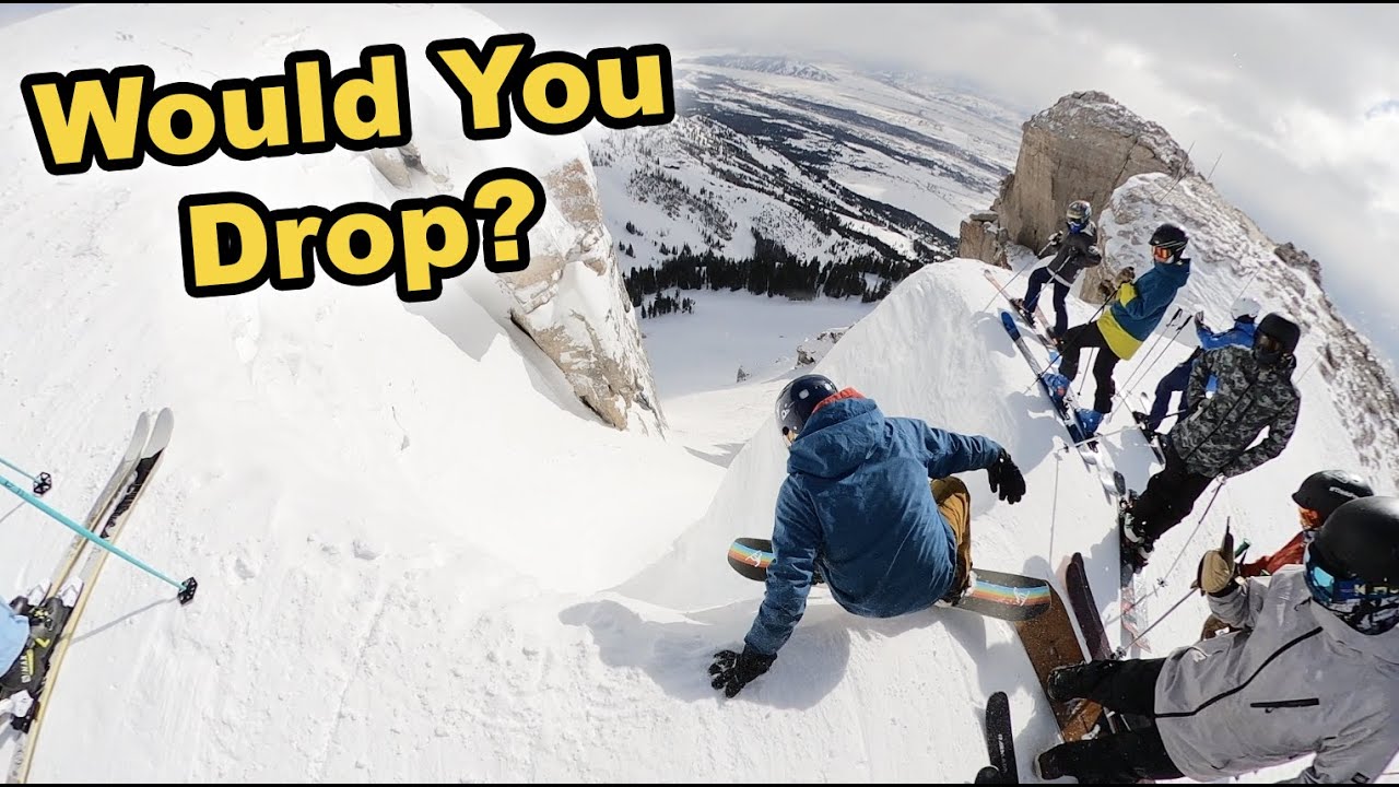 Dropping Corbet's Couloir Jackson Hole Wyoming - (Season 5, Day 93)