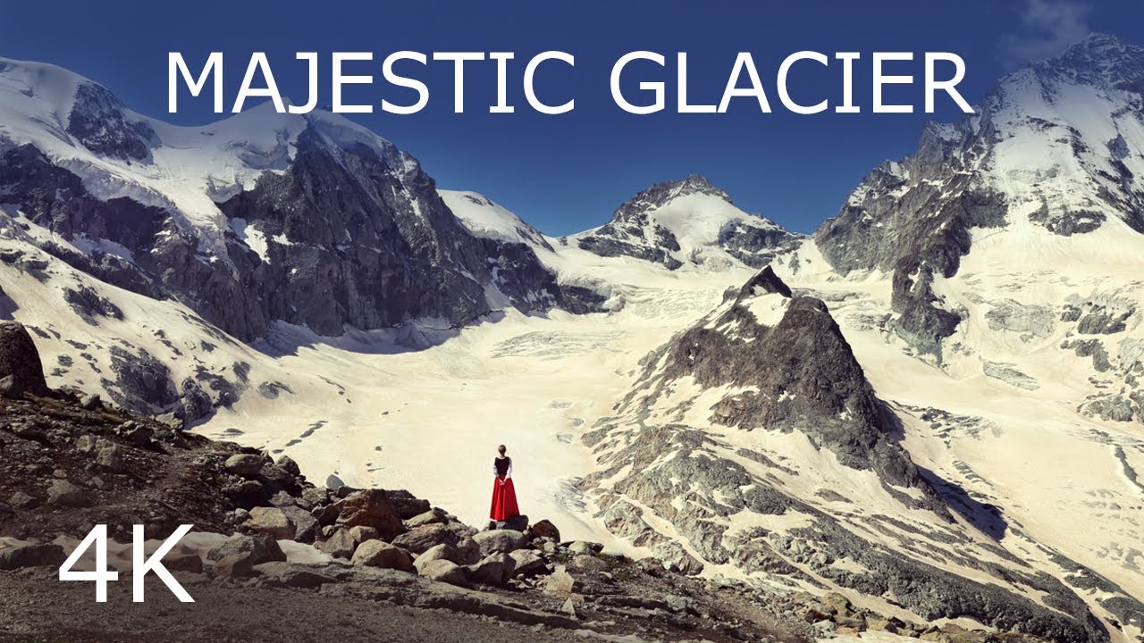 Glacier Zinal 4K Meditative Music Video