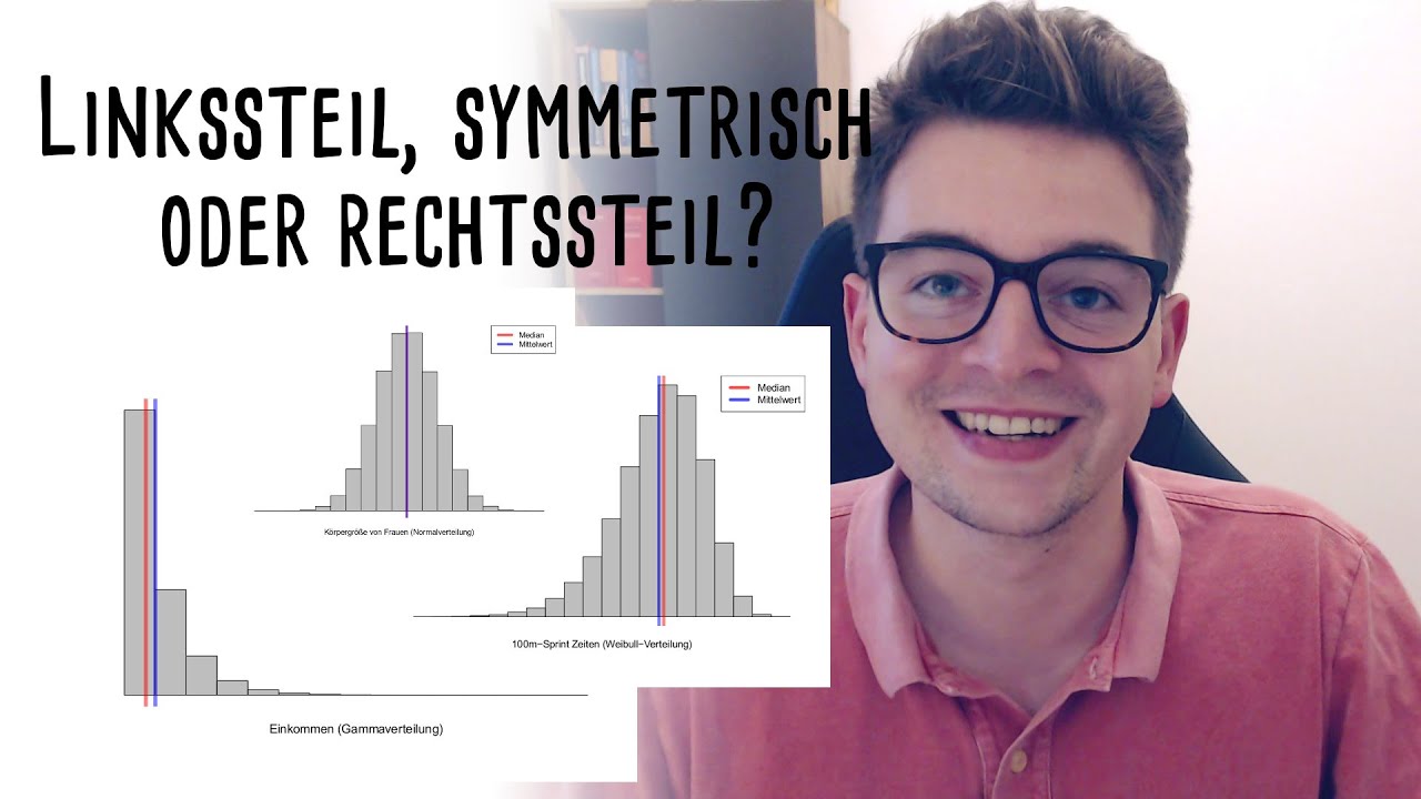 Wann ist eine Verteilung links- oder rechtssteil? 📊