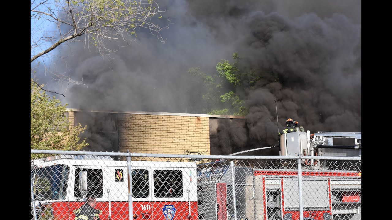 Firefighters Battle 2-Alarm Fire at Former Ramada Inn Hotel in Waukegan, IL 05/01/24
