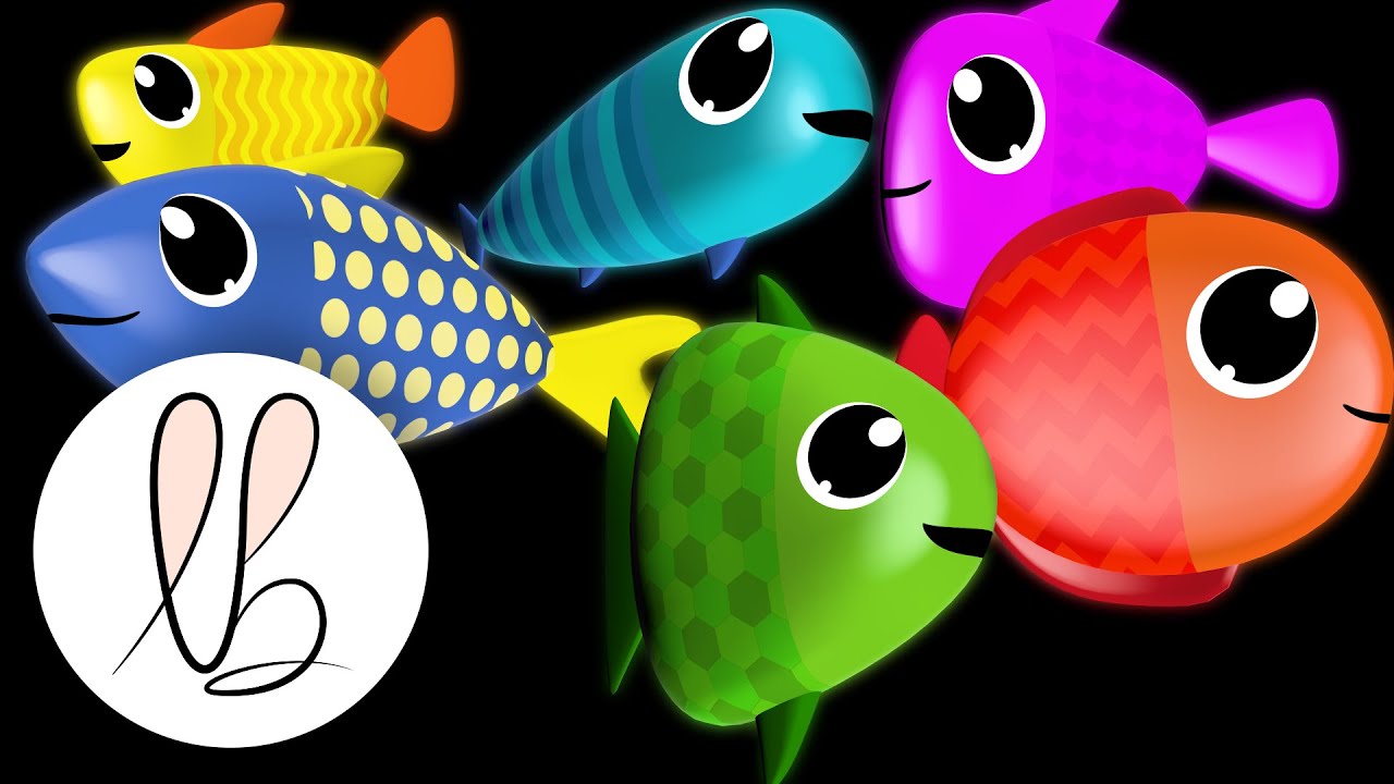 Dancin' Fish ! Fun music and animation ! High Contrast Sensory ! - Lottie Bunny