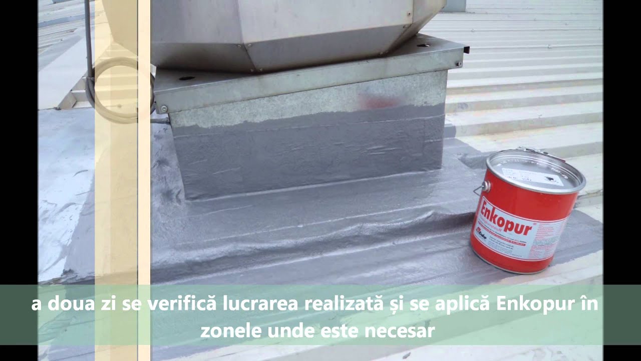 ENKOPUR - membrană lichidă etanșare străpungeri acoperiș