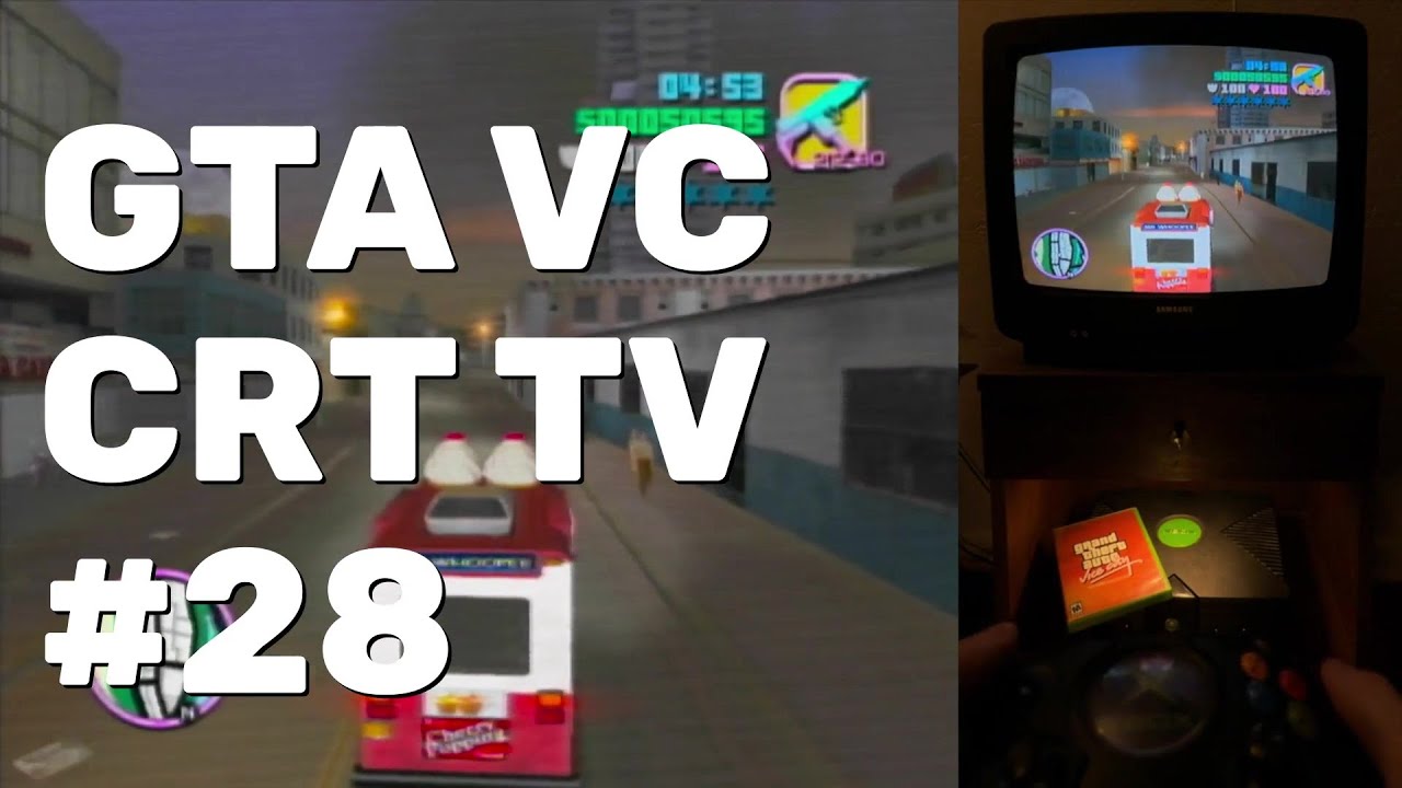 Grand Theft Auto: Vice City Walkthrough Part 28 (OG Xbox CRT TV)