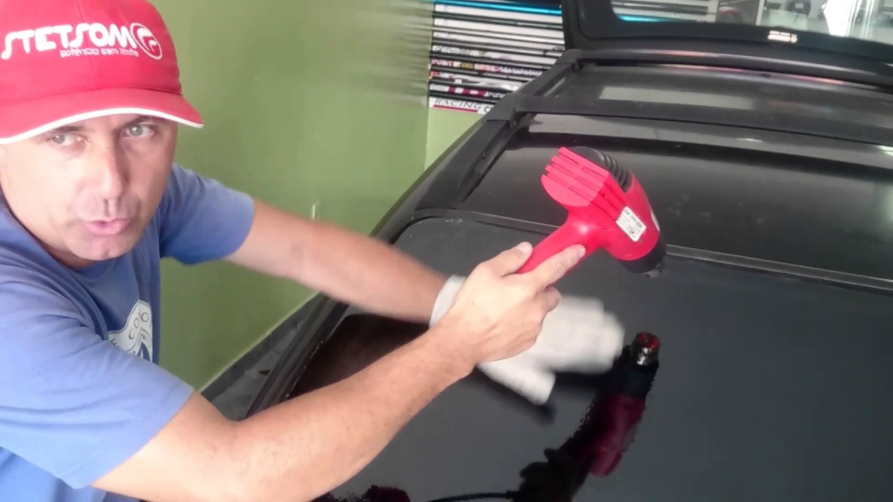 Como instalar insulfilm no para-brisa do celta