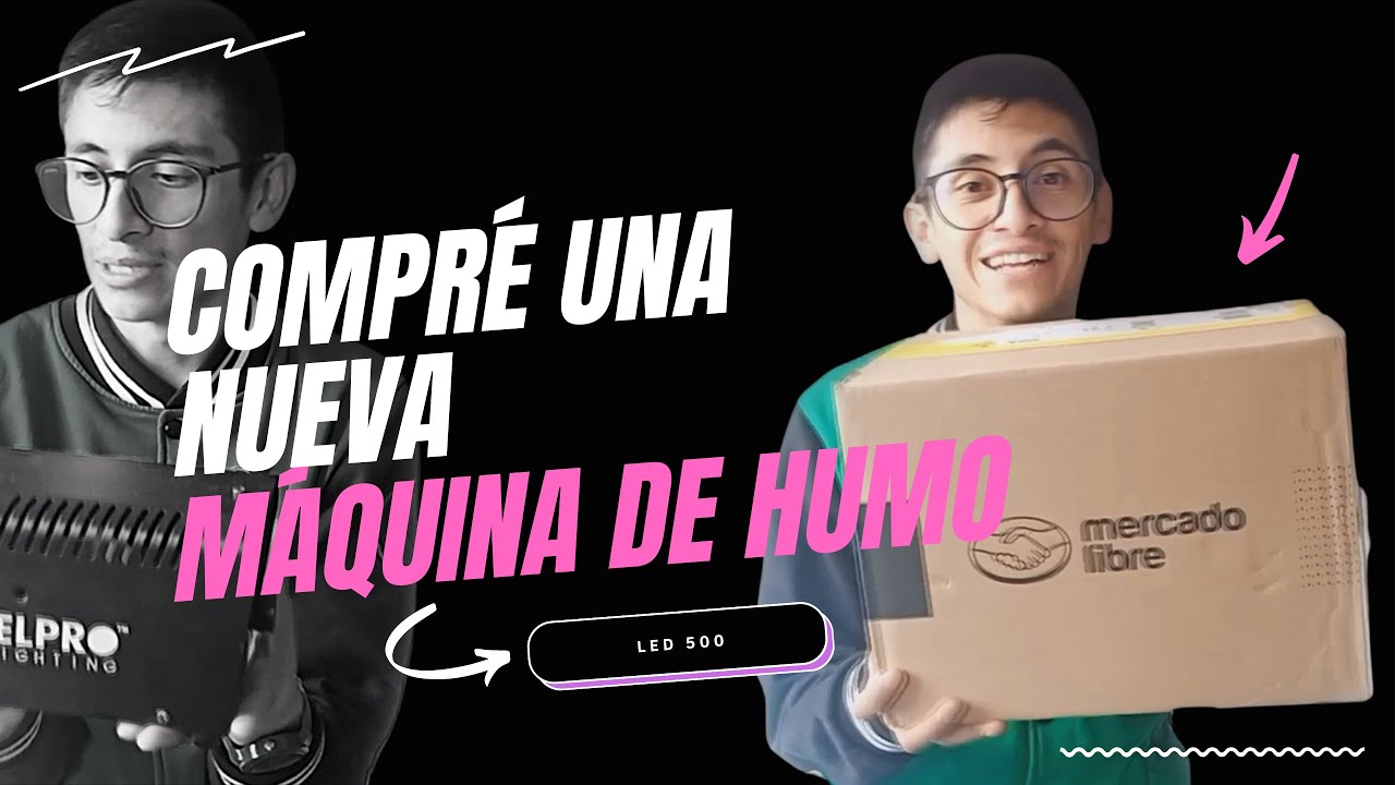 Compré una máquina de humo LED500