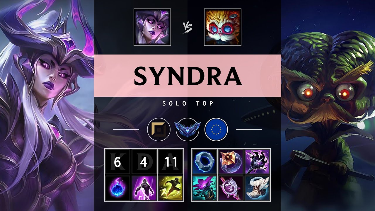Syndra Top vs Heimerdinger - EUW Diamond Patch 25.12