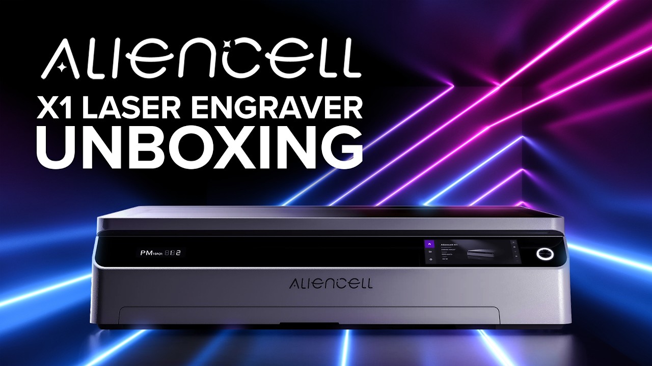 Is this the Best Laser Engraver on the Market? - Aliencell X1 Unboxing