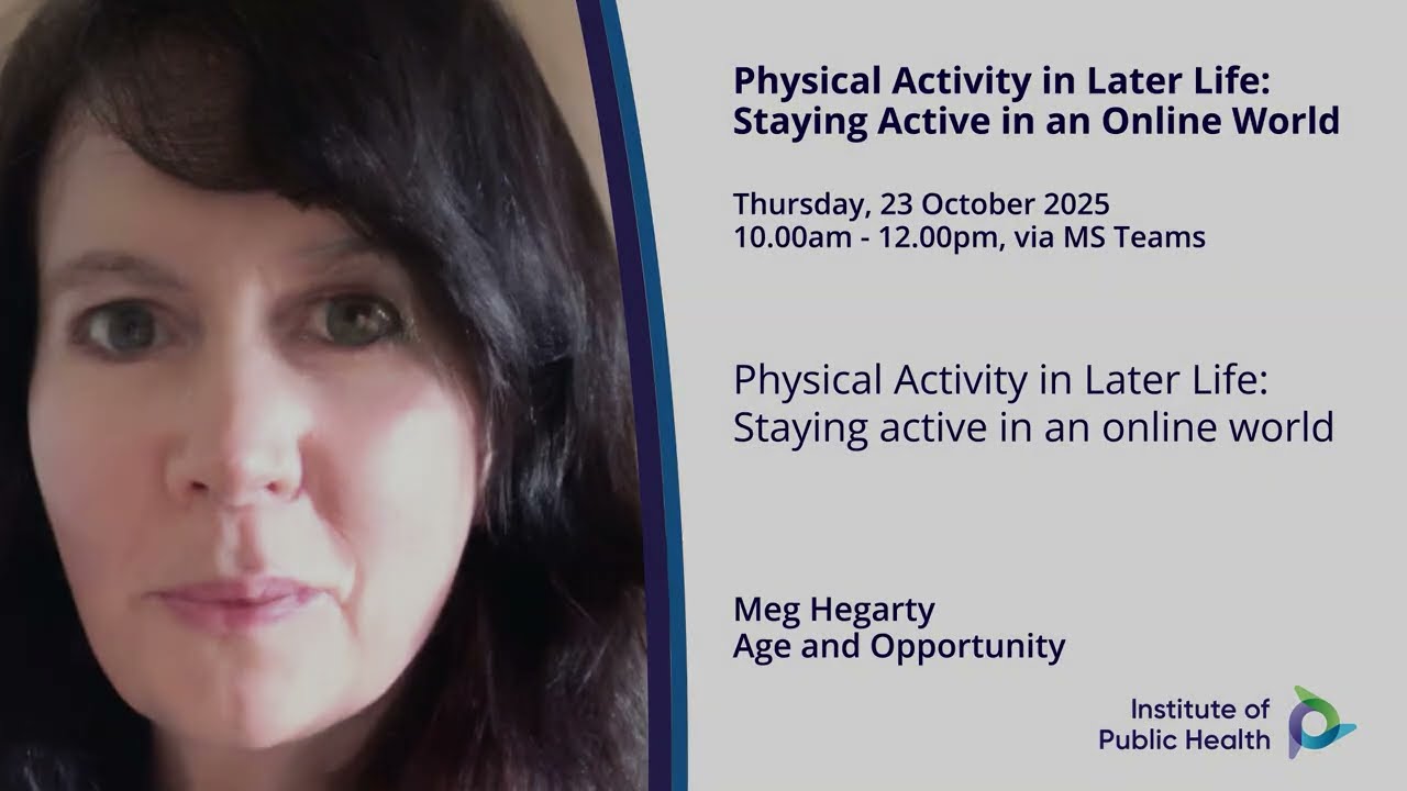 Meg Hegarty, Active Programme, FitLine Coordinator, Age and Opportunity