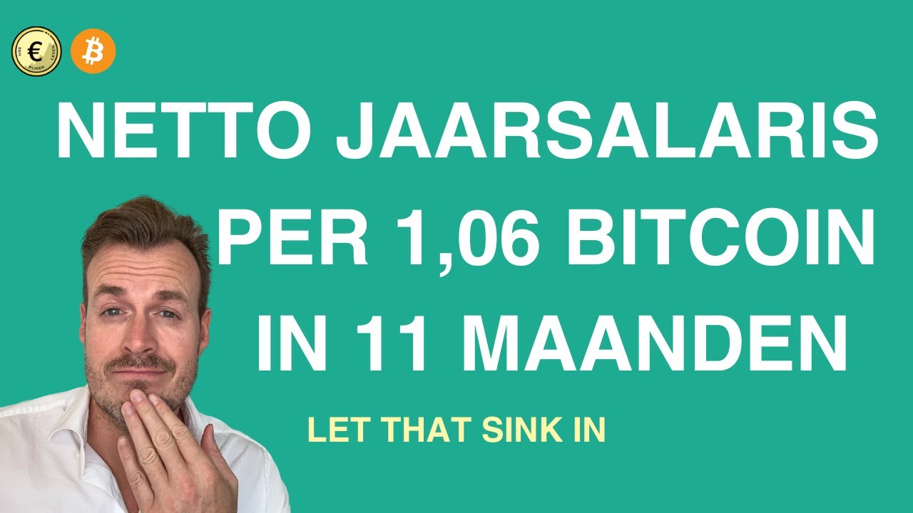 EEN NETTO MODAAL JAARSALARIS verdiend per 1,06 BITCOIN in 2024!