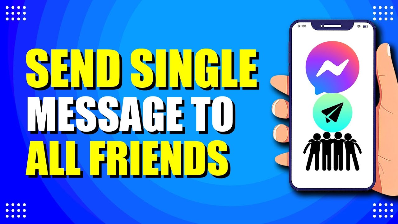 How To Send A Single Message To All Facebook Friends (Quick & Easy)