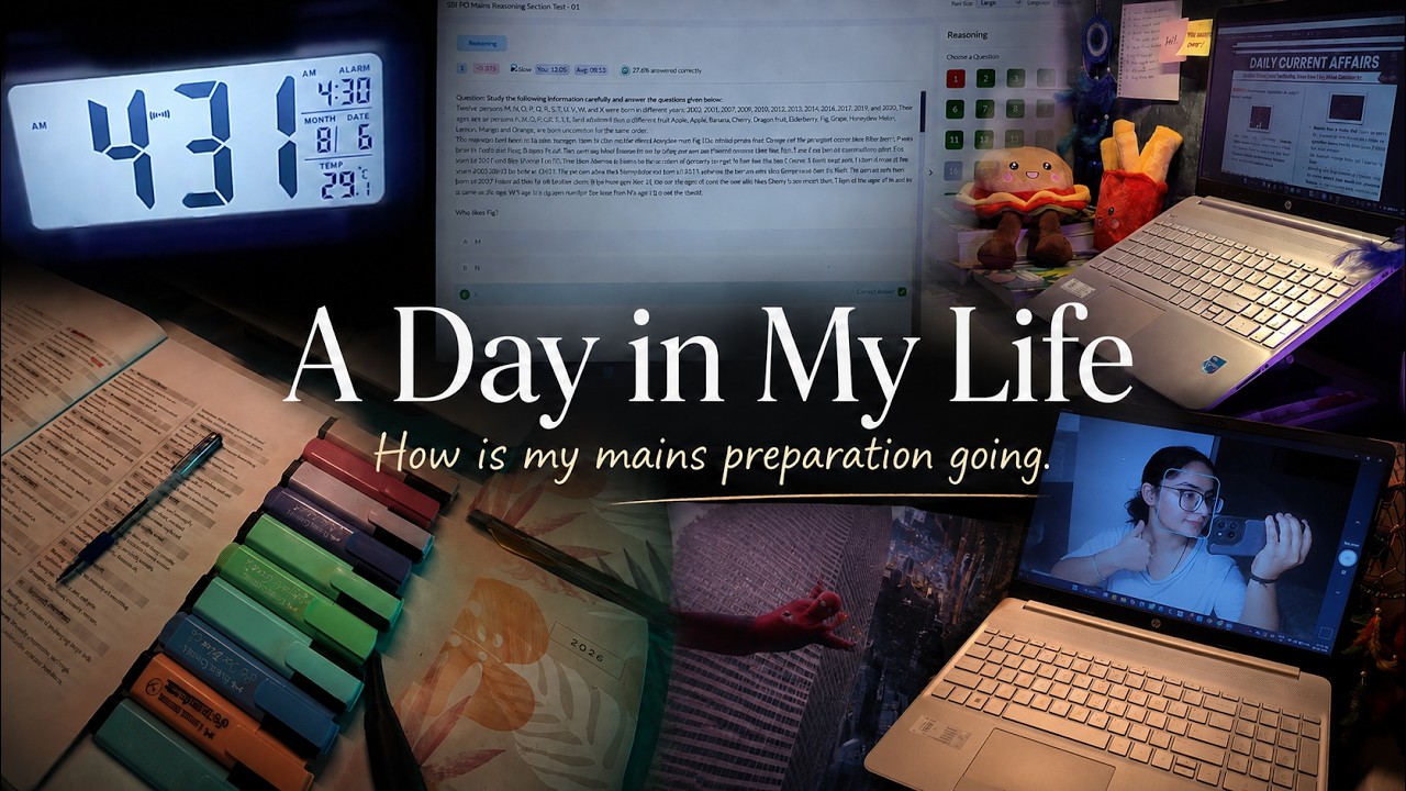 🌸IBPS PO Full Length Mock Score🎀| 💕How Is My Mains Going?🌻 | 🦋A Day in My Life | RMLS Day- 04🧿