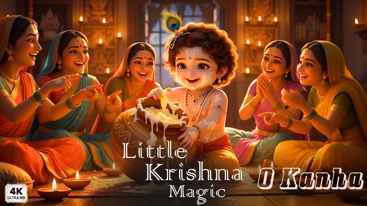 Cute Baby Krishna Bhajan | O Kanha | Soulful ISKCON Kirtan | Divine & Peaceful Devotional Song
