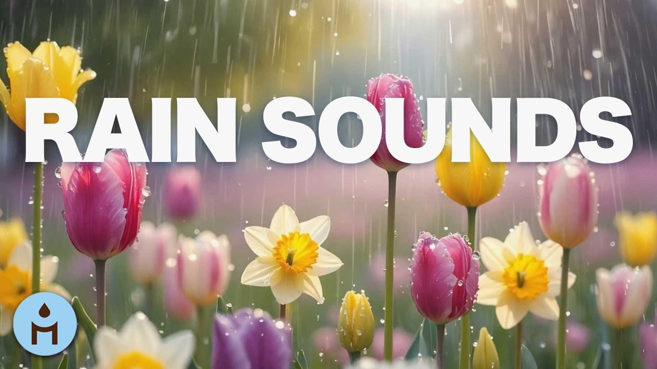 Spring Rain Sounds 10 Hours: The Sound of Rain Meditation, Deep Sleep, Relaxing Sounds