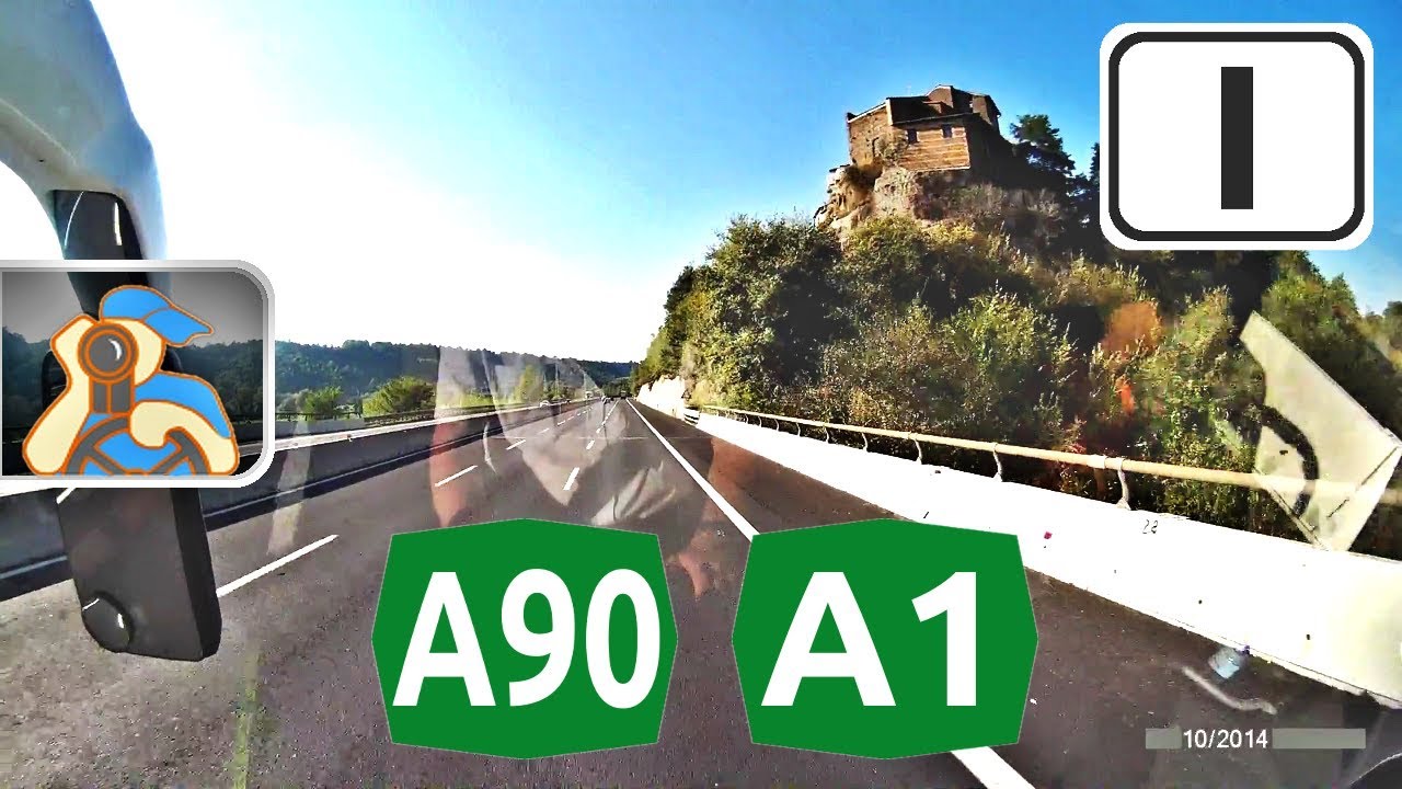 Italia. A90, A1. [ ✕ Roma - ✕ Perugia ]