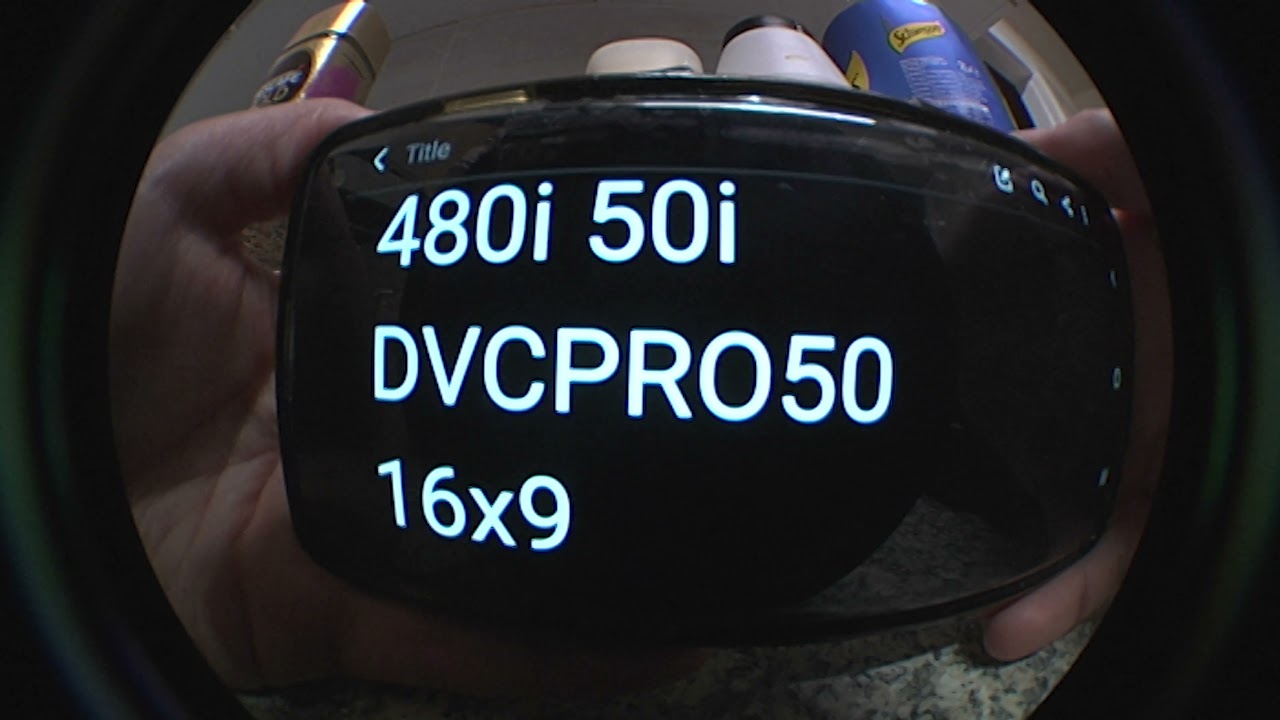Panasonic HPX170/HPX171 Resolution Comparison (Watch in 4K)