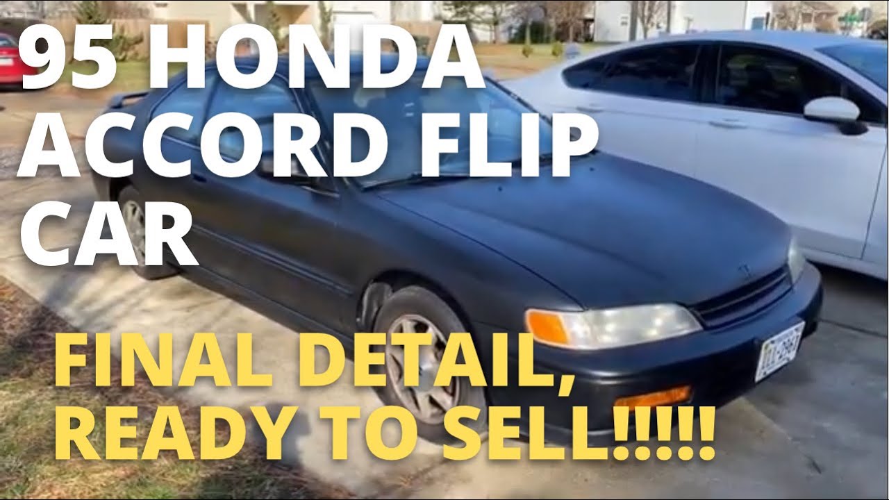 Detailing the 95 honda accord ex , F22 vtec ready for sale!!