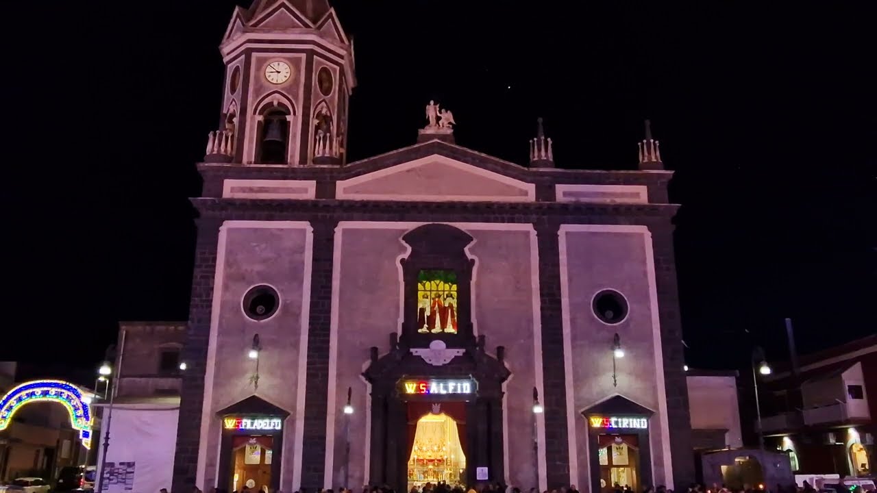 Trecastagni 17 Maggio 2023 Chiusura Festeggiamenti e Sparo di Fuochi Artificiali GIUSEPPE GRASSO 4K