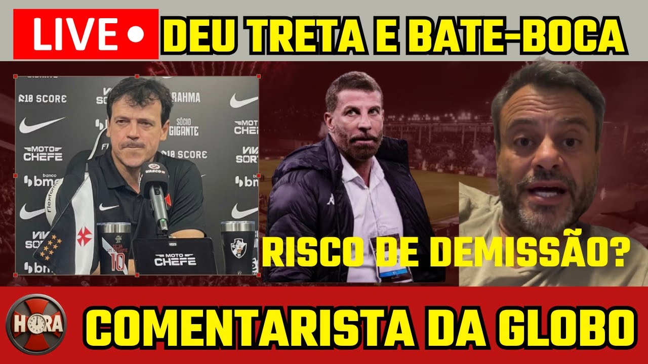 🔥TENSÃO NO VASCO ! BATE-BOCA NA COLETIVA / ERIC FARIA FALA SOBRE DINIZ / MELHORES MOMENTOS E MAIS.