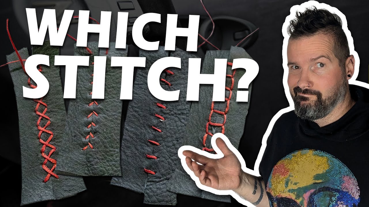 What is the BEST Stitch Pattern for Your Steering Wheel, and How to Do It!