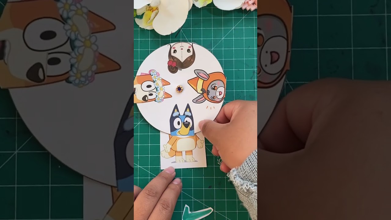 🎡😂 &iexcl;Cabezas Erradas en la Ruleta con Bluey, Burrikiki y Lila! Juego Divertido para Ni&ntilde;os