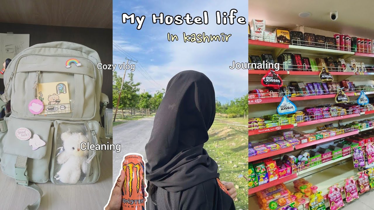 Hostel life in kashmir 🥞🦩| aesthetic vlog| cleaning, journaling, food, walk and more🌱🫂🍓
