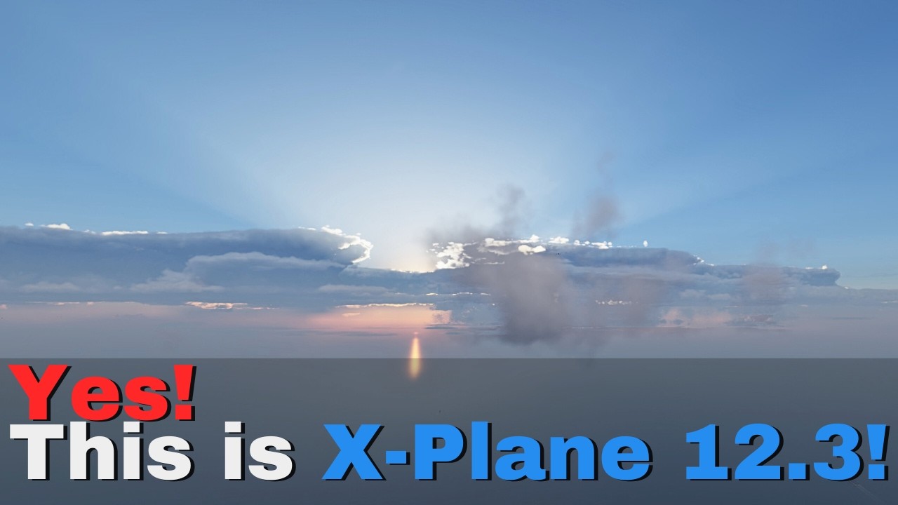 Потрясающий полёт над Карибским морем в X-Plane 12.3! #xplane12
