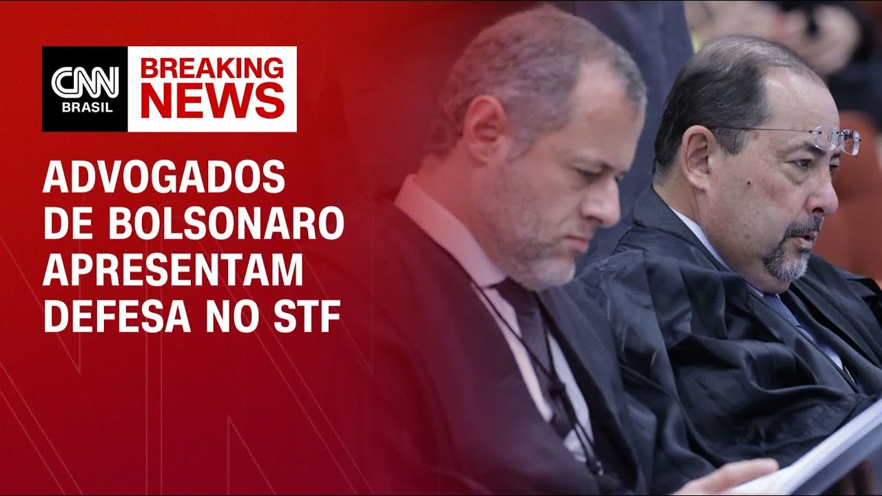 Plano de golpe: Advogados de Jair Bolsonaro apresentam defesa no STF | LIVE CNN