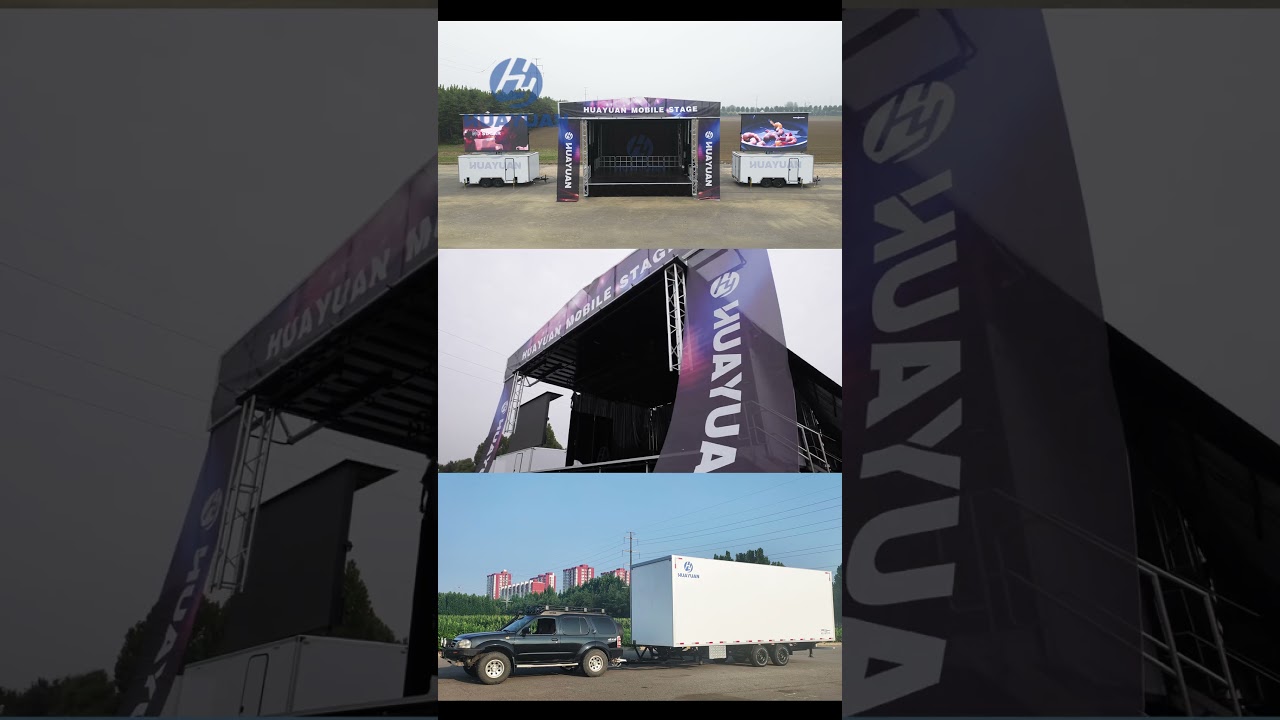 ST315 Mobile Stage Trailer – Bring the stage wherever you go! 🎪