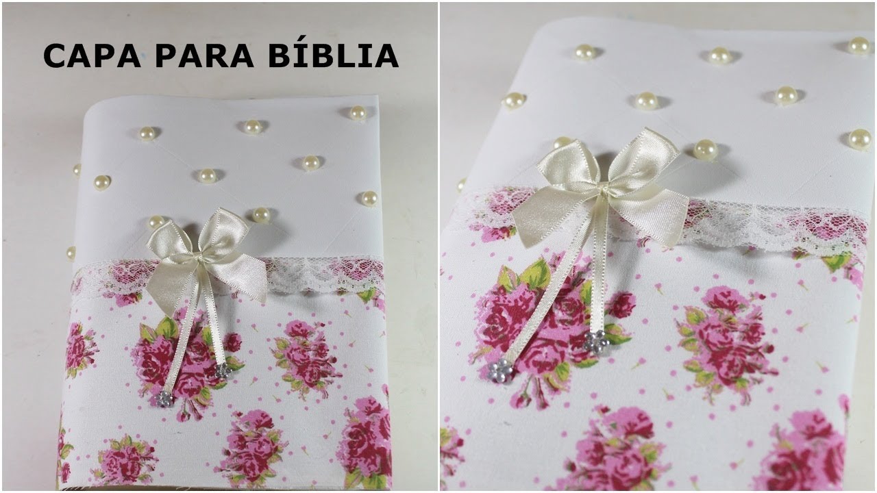 CAPA PARA BÍBLIA EM EVA E TECIDO/ CADERNO OU CADERNETA  DE VACINA (Goma eva, foamy) Efeito capitonê