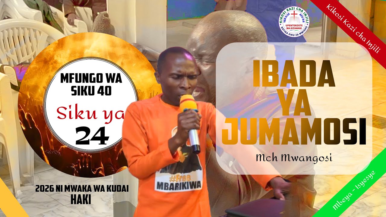 Mch Alex Mwangosi, Katika Ibada ya Jumamosi - Kikosi Kazi Cha Injili - 24-01-2025.