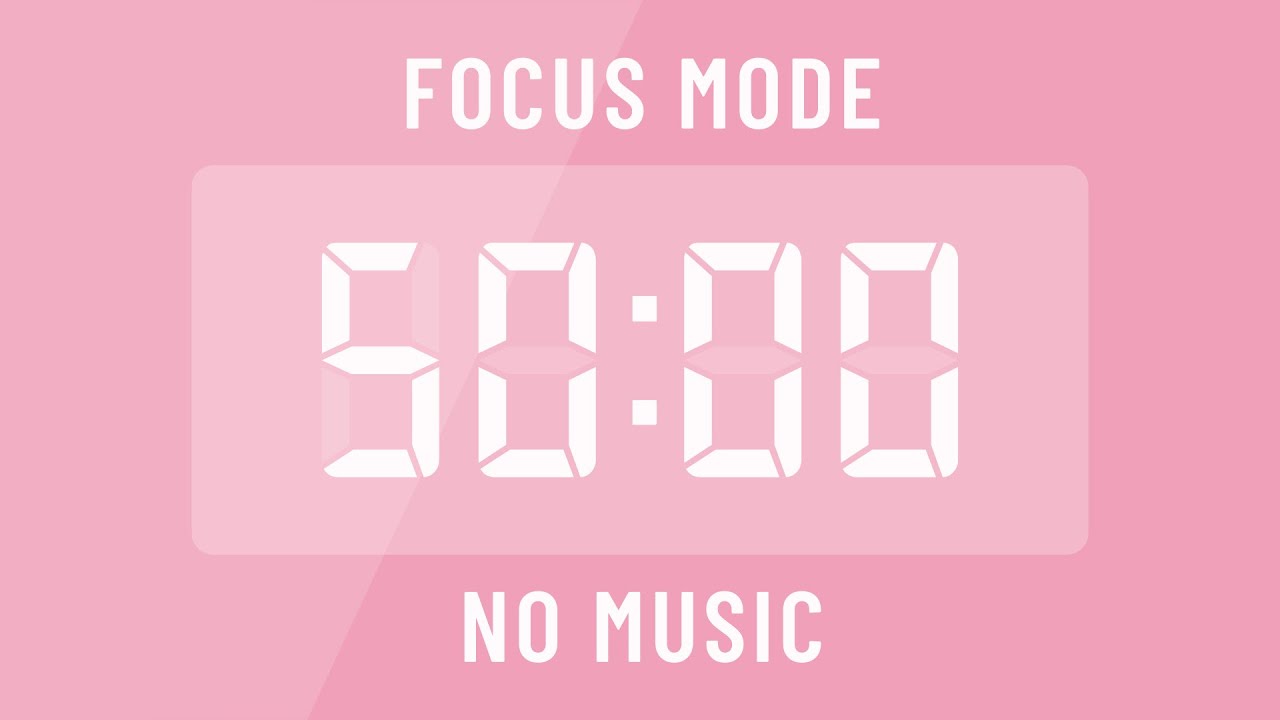 12-Hour 50/10 No Music Pomodoro Timer ⌛ Deep Focus for ADHD & Study