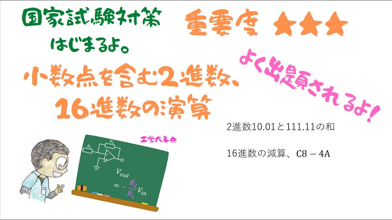 ＃02　小数点を含むｎ進数（2進数、16進数）