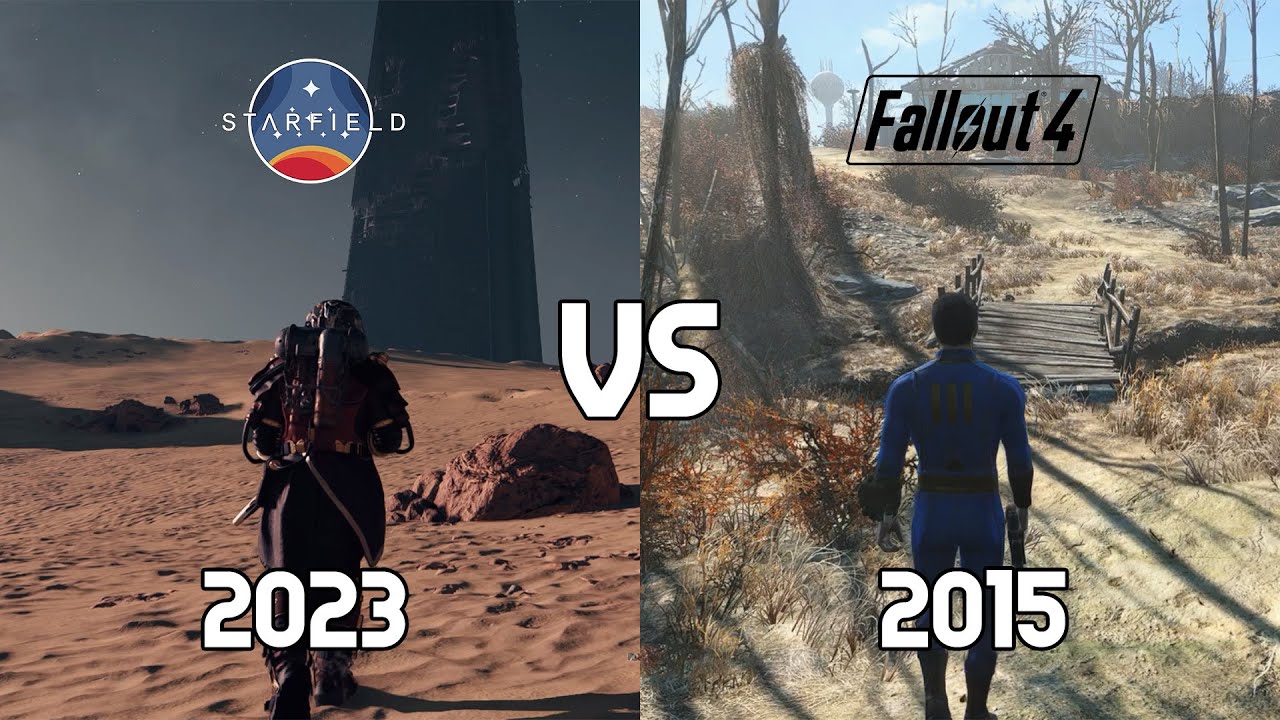Starfield vs Fallout 4 - Сравнение деталей - Какая игра оказалась лучше?