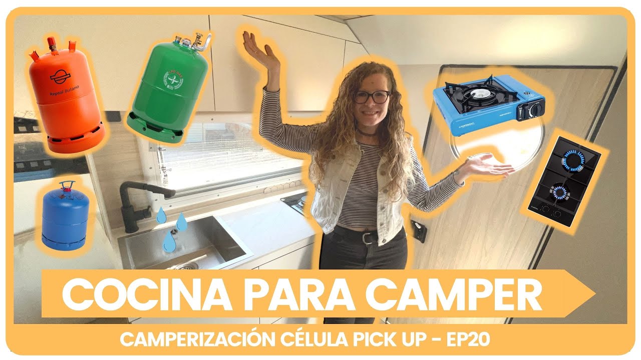 ¡SÚPER cocina + instalación de GAS GLP! - Guía de construcción camper