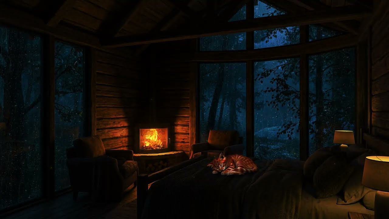 Gentle Spring Rain Sounds in a Garden 🌧 (No Ads) | Ambience for Deep Sleep & Relaxation