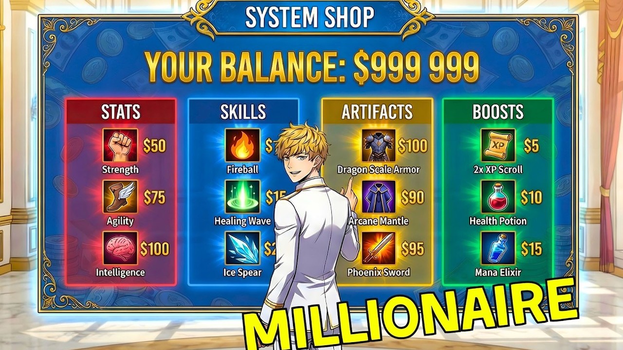While Others Train for Years, He Buys Skills Instantly – manwha recap